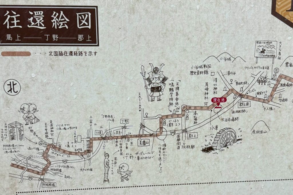 秀吉美濃の大返しの道・北国脇往還